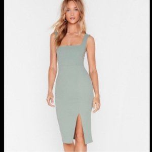 Women's Squarin' to Go Midi Dress - Size 6
